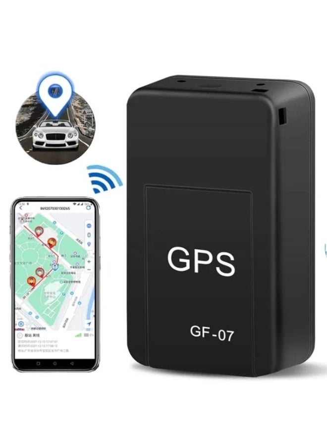 جهاز تتبع سيارات صغير بنظام تحديد المواقع العالمي (GPS) وجهاز تحديد المواقع المغناطيسي في الوقت الفعلي - جهاز GF-07 مضاد للسرقة لتتبع المركبات والأطفال والحيوانات الأليفة - مراقبة صوتية وتسجيل صوتي، تحديد الموقع عبر الرسائل النصية القصيرة - البحث عن المواقع عبر شبكة LBS العالمية - Image 1